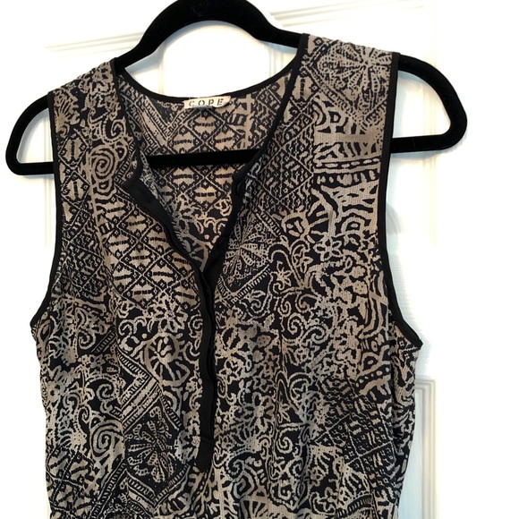 Print tank dress - Picture 2 of 5